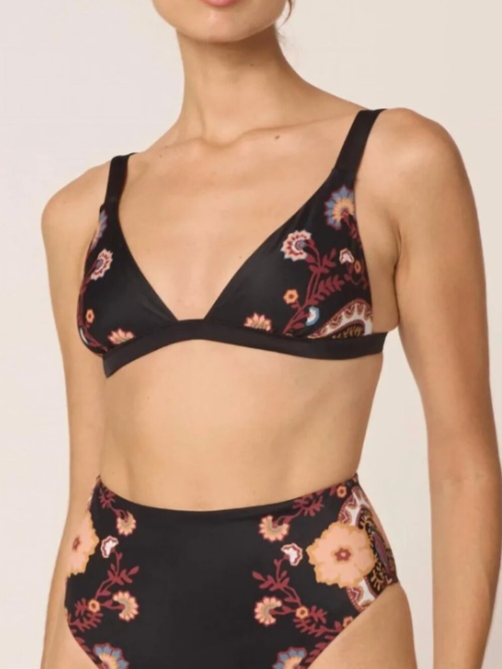 Cleobella katina swim top in dark-lagos bikini NEW